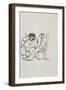 Cartoon of William Morris-Edward Burne-Jones-Framed Giclee Print