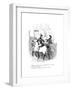 Cartoon on a Riding Theme, 19th Century-null-Framed Giclee Print