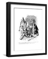 Cartoon on a Riding Theme, 19th Century-null-Framed Giclee Print