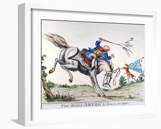 Cartoon: Outcome, 1779-null-Framed Giclee Print