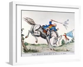 Cartoon: Outcome, 1779-null-Framed Giclee Print