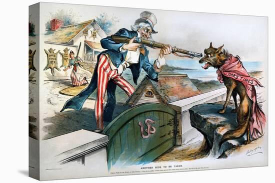 Cartoon: Panic Of 1893-Louis Dalrymple-Stretched Canvas