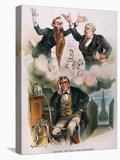 Cartoon: Panic Of 1893-Joseph Keppler-Stretched Canvas