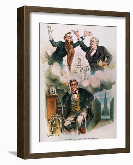 Cartoon: Panic Of 1893-Joseph Keppler-Framed Giclee Print