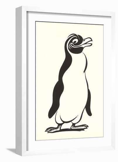 Cartoon Penguin-null-Framed Art Print