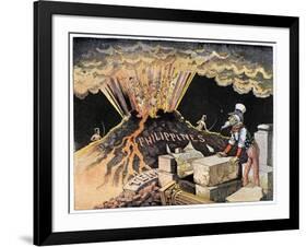 Cartoon: Philippines, 1899-null-Framed Giclee Print