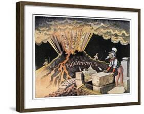 Cartoon: Philippines, 1899-null-Framed Giclee Print