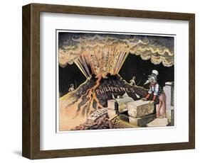 Cartoon: Philippines, 1899-null-Framed Giclee Print