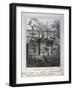 Cartoon Proposal to Rebuild the Hotel De Ville under Water to Prevent Fire, Paris Commune, 1871-null-Framed Giclee Print