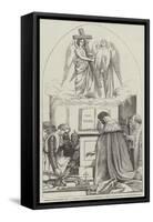 Cartoon, Religion-John Callcott Horsley-Framed Stretched Canvas