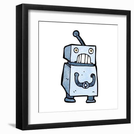 Cartoon Robot-lineartestpilot-Framed Art Print