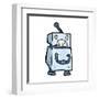 Cartoon Robot-lineartestpilot-Framed Art Print