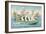 Cartoon, Sailors with Mermaid Picture-null-Framed Art Print