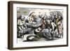 Cartoon Showing “The Dead, the Dying and the Estropies of Real Estate Credit in the Union Pacific H-null-Framed Giclee Print