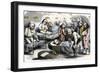 Cartoon Showing “The Dead, the Dying and the Estropies of Real Estate Credit in the Union Pacific H-null-Framed Giclee Print