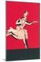 Cartoon Tango Dancers-null-Mounted Art Print