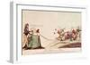 Cartoon "The Electrical Spark of Liberty That Will Topple the Thrones of All Corrupt Monarchs"-null-Framed Giclee Print