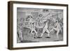 Cartoon: The Fight on the Floor of Congress Between Matthew Lyon and Roger Griswold, 1798-null-Framed Giclee Print