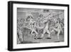 Cartoon: The Fight on the Floor of Congress Between Matthew Lyon and Roger Griswold, 1798-null-Framed Giclee Print