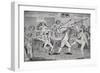 Cartoon: The Fight on the Floor of Congress Between Matthew Lyon and Roger Griswold, 1798-null-Framed Giclee Print