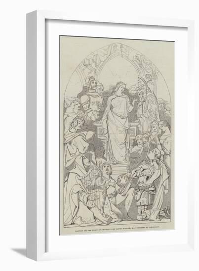 Cartoon, the Spirit of Chivalry-Daniel Maclise-Framed Giclee Print