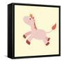 Cartoon Unicorn-Rizal Masyhuri-Framed Stretched Canvas