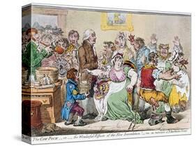 Cartoon: Vaccination, 1802-James Gillray-Stretched Canvas