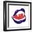 Cartoon Vampire Lips-lineartestpilot-Framed Art Print