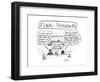 Cartoon-David Sipress-Framed Premium Giclee Print
