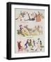 Cartoons of Mr. Pickwick from 'Holly Leaves'-Henry Harris-Framed Giclee Print