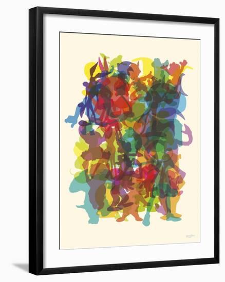 Cartoons Shapes-Yoni Alter-Framed Giclee Print