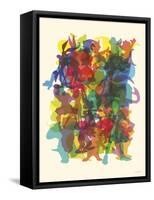 Cartoons Shapes-Yoni Alter-Framed Stretched Canvas