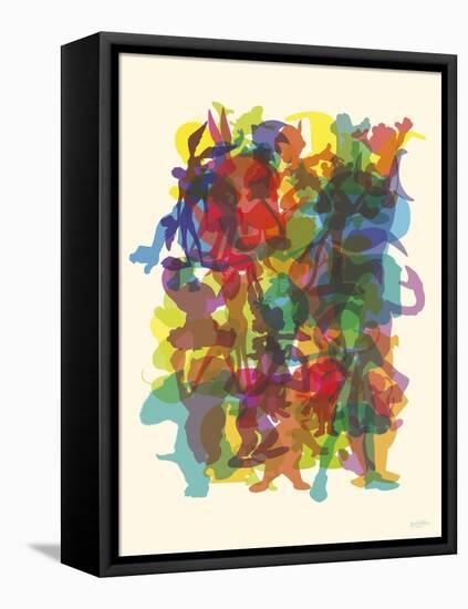 Cartoons Shapes-Yoni Alter-Framed Stretched Canvas