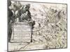 Cartouche from a Map of the Cevennes Region, 1703-null-Mounted Giclee Print