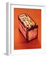 Cartouche-Shaped Box, from the Tomb of Tutankhamun, New Kingdom-Egyptian 18th Dynasty-Framed Giclee Print