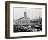 Carts and Wagons in Front of Faneuil Hall-null-Framed Photographic Print