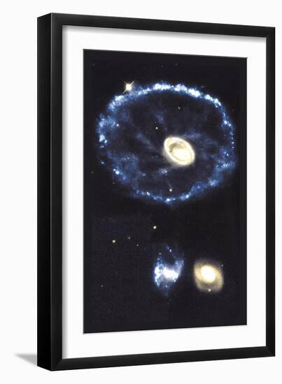 Cartwheel Galaxy-null-Framed Art Print