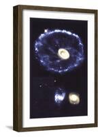 Cartwheel Galaxy-null-Framed Art Print