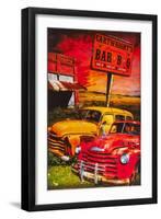 Cartwrights BBQ-John Roy-Framed Giclee Print