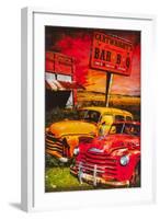 Cartwrights BBQ-John Roy-Framed Giclee Print