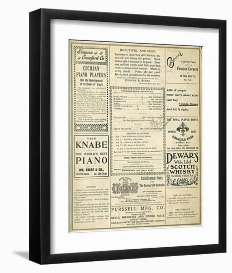 Caruso Debut-null-Framed Art Print