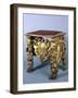 Carved and Gilt Wood Stool, 1696-Francesco and Antonio Corbarelli-Framed Giclee Print