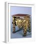 Carved and Gilt Wood Stool, 1696-Francesco and Antonio Corbarelli-Framed Giclee Print