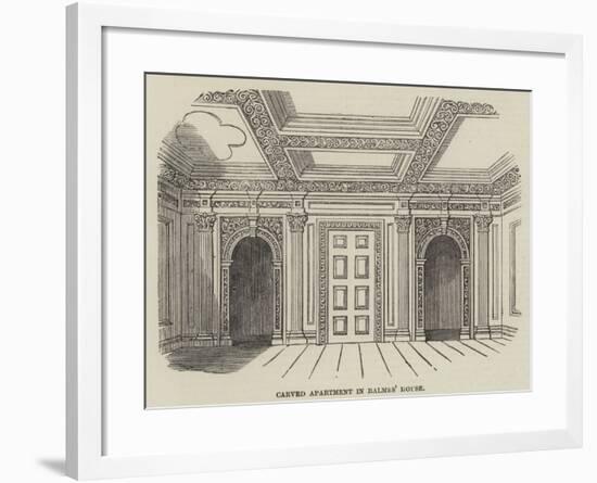 Carved Apartment in Balmes' House-null-Framed Giclee Print