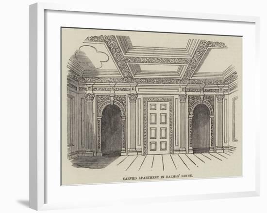 Carved Apartment in Balmes' House-null-Framed Giclee Print
