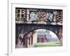 Carved Arch Inside the Imperial Palace, in Hue, Vietnam-David H. Wells-Framed Photographic Print