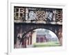 Carved Arch Inside the Imperial Palace, in Hue, Vietnam-David H. Wells-Framed Photographic Print