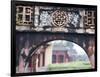 Carved Arch Inside the Imperial Palace, in Hue, Vietnam-David H. Wells-Framed Photographic Print