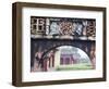 Carved Arch Inside the Imperial Palace, in Hue, Vietnam-David H. Wells-Framed Photographic Print