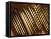 Carved Bamboo Containers from Sarawak, Malaysia-null-Framed Stretched Canvas